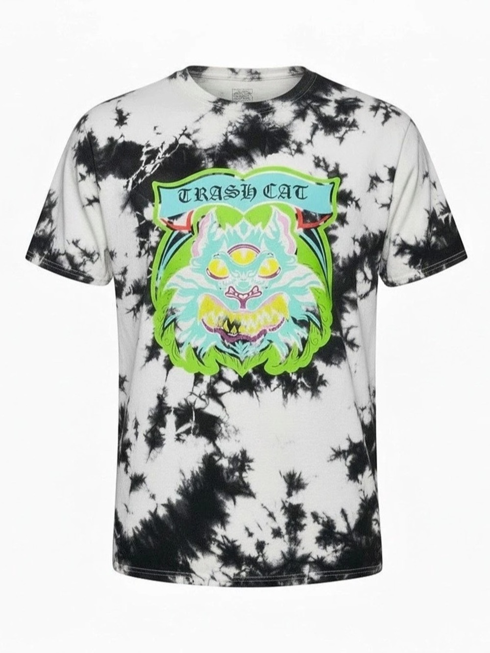Trash Cat Tie-Dye with TC logo Short Sleeve Tee